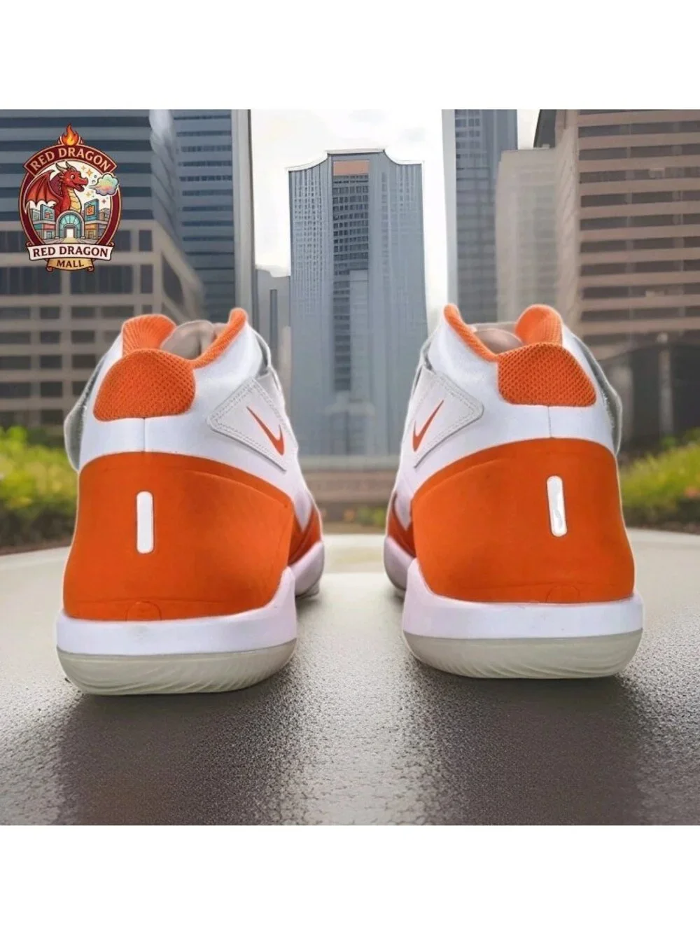 Nike Force Savage Turf Mid Pro Football Orange Shoes AQ8130-102 - Men's Size 15